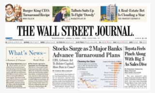 Wall Street Journal The Wall Street Journal Newspaper - Wall Street Journal