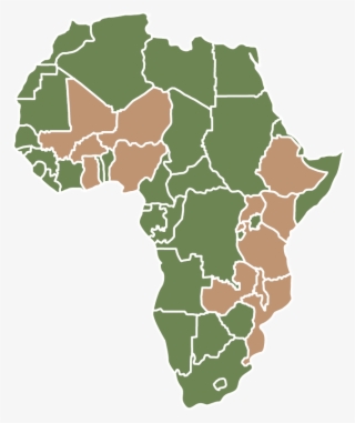 africa map - map of africa with south africa
