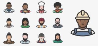Diversity Avatars Icon Sets By Sketch And Build