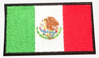 Bandera Mexico Parches - Stitch