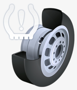 Tire Cutaway With Tpms Warning Symbol - Headphones