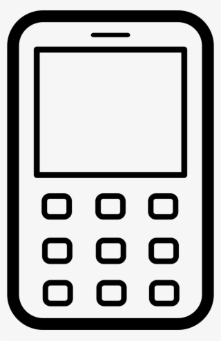 Mobile Svg Icon Free - Feature Phone