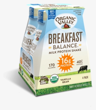 Vanilla Bean Breakfast Balance Protein Shake, - Organic Valley