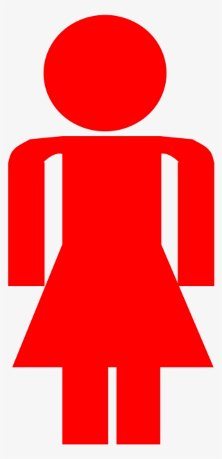 Woman Female Pictogram Bathroom Png Image