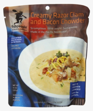 Fishpeople Creamy Razor Clam And Bacon Chowder - Fishpeople