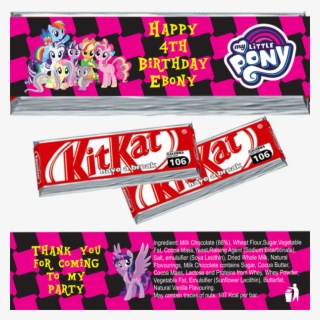 My Little Pony Kitkat Wrappers - Baby Shark Chocolate Labels