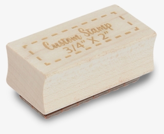 3/4" By 2" Engraved Stamp
