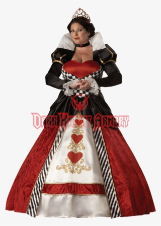 Queen Of Hearts Women's Costume - Alice The Wonderland Costumes