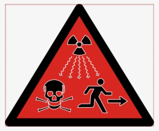 Radioactive - Ionizing Radiation Safety Sign