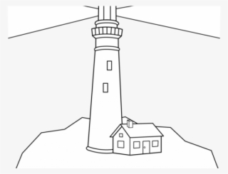 Lighthouse Clipart Line Drawing - Lighthouse