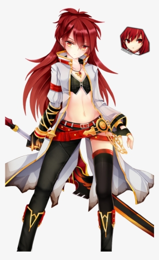 If I Was An Anime Character I Think I'd Want To Look - Elsword Blazing Heart Fanart