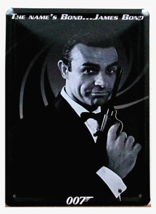 Vintage Sign James Bond - Sean Connery James Bond