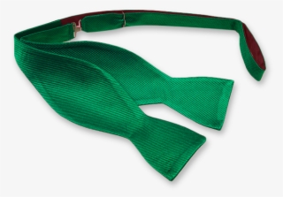 Green Self-tie Bow Tie - Carmine