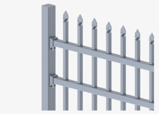 Aluminium Security Fencing - Picket Fence