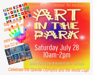 Art In The Park 07/28/2018 10 Am