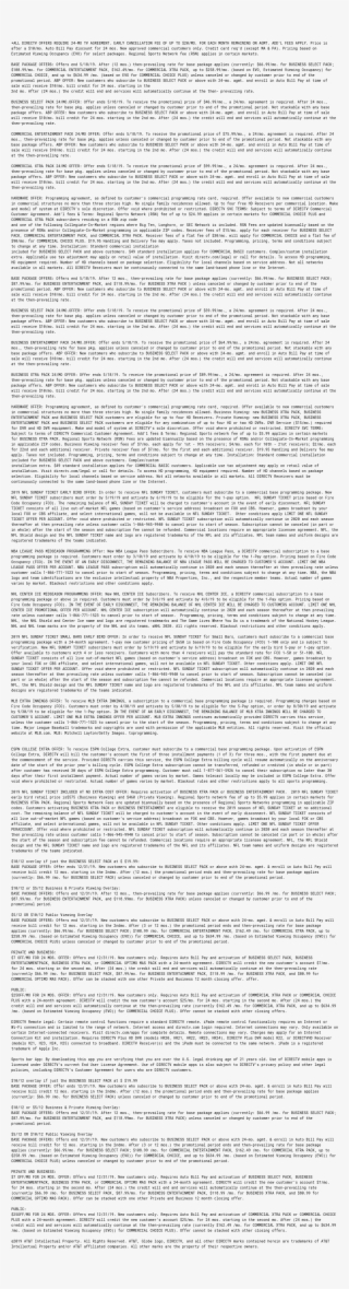 Directv Offer Legal - Document