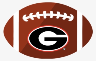 Uga Stickers Messages Sticker-2 - Georgia Bulldogs Football Balls Logos