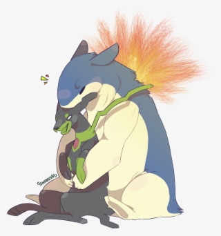 10% Forme Zygarde And Typhlosion - Cartoon