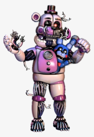 Withered Funtime Freddy - Nightmare Withered Funtime Freddy
