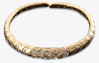 Marnia B Gold And Diamond Collar Necklace - Body Jewelry