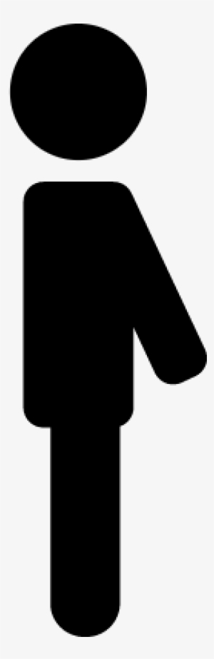 Man Standing Up Vector - Man Standing Side Icon