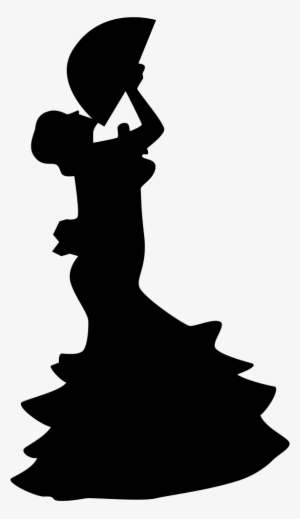Flamenco Female Dancer Silhouette - Siluetas De Bailarinas Flamencas