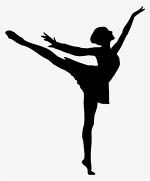 Dancing Girl Silhouette Png - Ballet Dancer Silhouette