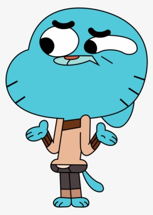 shrug gumball by - gumball png