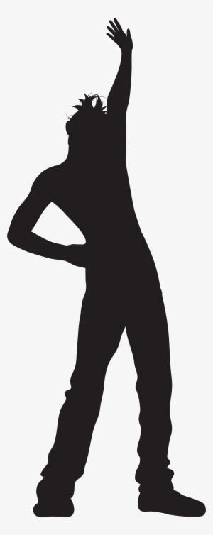 Clipart Transparent Library Man Silhouette Png Image - Dancing Man Clip Art
