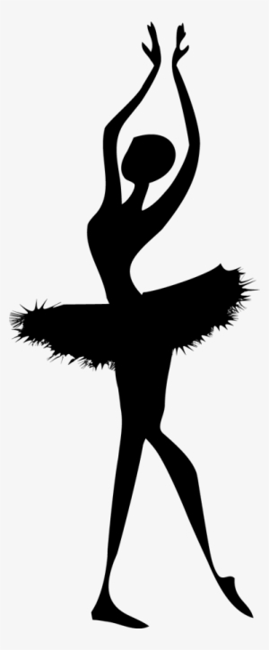Ballerina Dancer Silhouette Sticker - Silueta De Bailarina Clasica Png