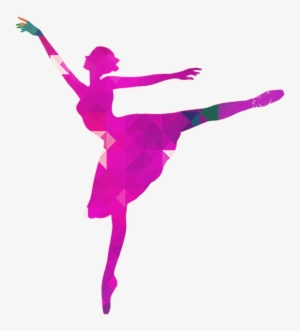 Ballet Dancer Silhouette - Pink Ballet Silhouette Png