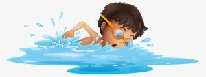 Swimming Transparent Cartoon Clipart Freeuse Library - Swimming Clipart
