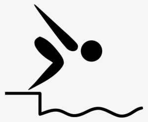 Olympic Pictogram Swimming