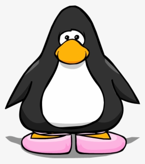 Ballet Shoes From A Player Card - Club Penguin Black Penguin