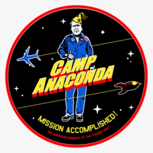 Camp Anaconda Logo - Cartoon