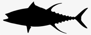 Fish Animal Free Vector Graphic On Pixabay - Tuna Silhouette