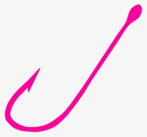Fishing Hook Clip Art - Pink Fishing Pole Clipart