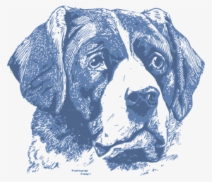 Dog Vintage Canine Head Portrait Dog Dog D - Dog Face Portrait T-shirt