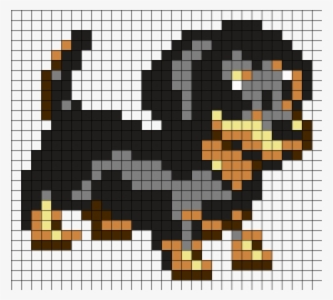 Cute Puppy Perler Bead Pattern / Bead Sprite - Dog Perler Bead Pattern