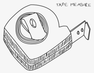 5 Line Drawing Of Everyday Objects - Draw A Measuring Tape