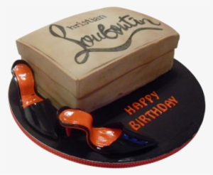 Designer Shoes And Shoe Box Birthday Cake - Cake