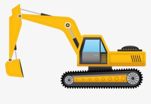 Png Library Library Excavator Clipart Transparent - Backhoe Hd Png