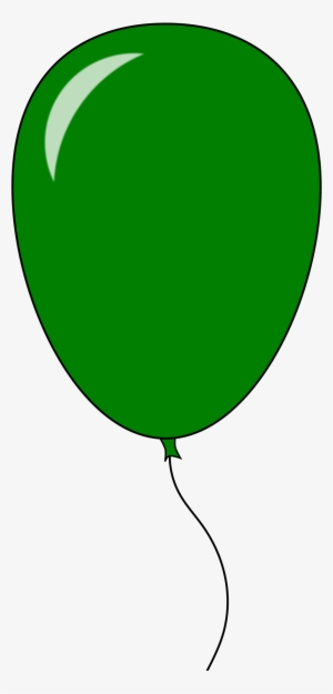 Green Clipart Baloon - Balloons Green Vector Png