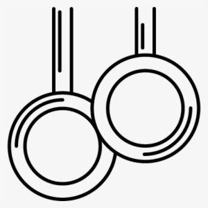 Gymnastic Rings Vector - Gymnastics Rings Logo