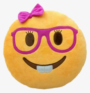 Emoji Smiley Laugh Face Lol Cute Funny Inlove Hearts - Emoji Pillow