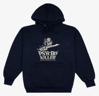 Psycho Killer Navy Pullover - Supreme Hoodie Cat In The Hat Gray