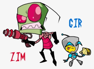 Zim And Gir - Invader Zim Gir