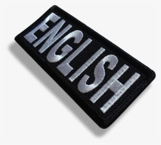 High Quality Vibrant Embroidered 3" Proud To Be English - Label