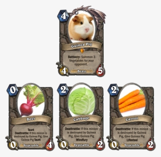Guinea Pig, He Likes Dem Vegetableshumorous - Hamster