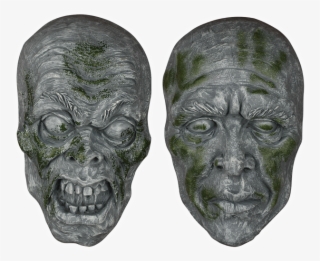 Garden Stone Faces - Face Mask